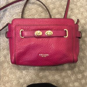 Coach cross body bag EUC